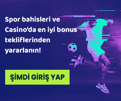 Koşan futbolcu illüstrasyonu ve bonus duyurusuyla hazırlanmış giriş yap görseli
